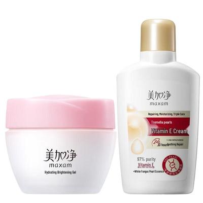 Meijiangjing Silver Ear Pearl Vitamin E Lotion & Hydrating Gel Set
