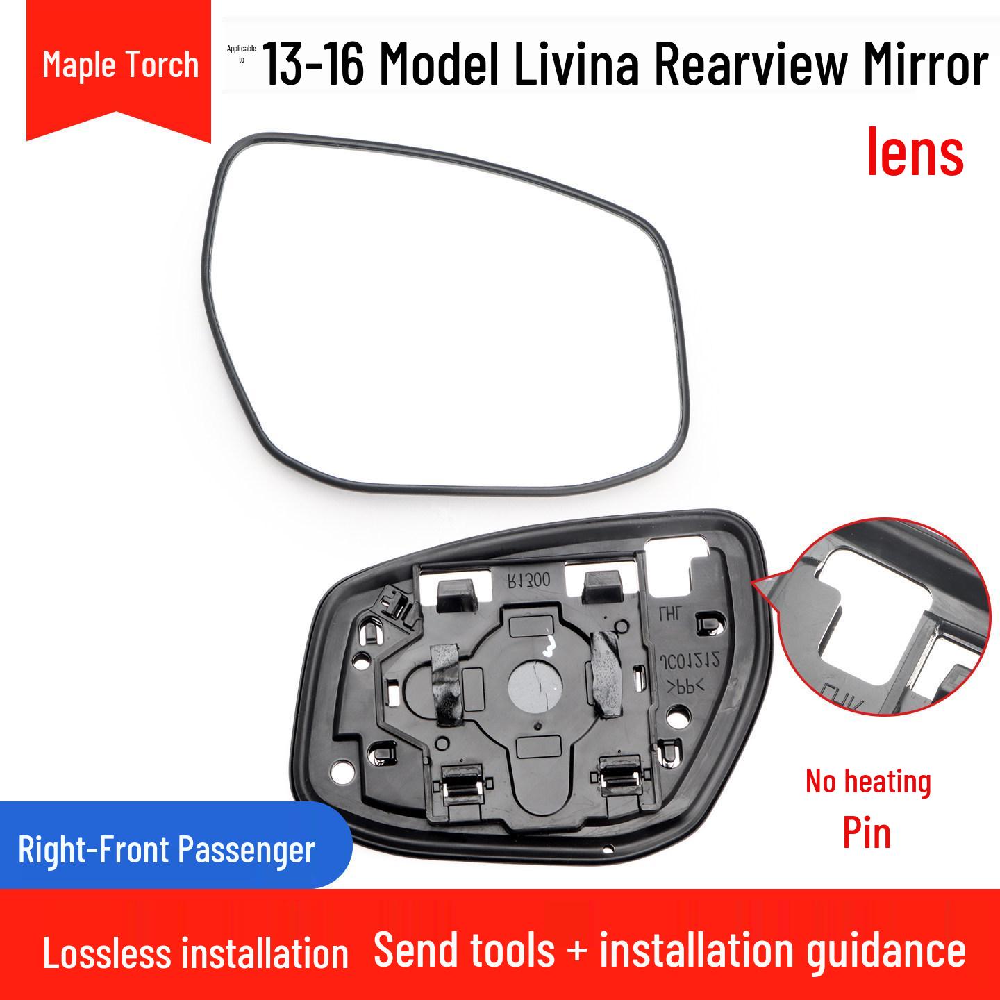 

Original Quality Exterior Mirror Cover for 13-16 Nissan Livina Models - Rearview Reversing Lens Nissan Livina 13-16 Models