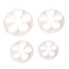 4Pcs Rose Flower Fondant Cake Cutter Mold Sugarcraft Baking Decorating Tool
