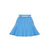 J Jane Pearl Belt Flared Skirt (Blue)