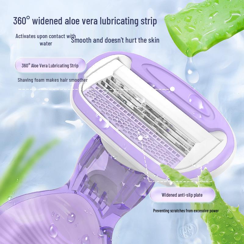 Women's Full Body Shaving Razor for Underarm and Leg Hair Removal