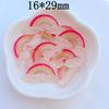 10Pcs New Cute Mini Shiny Rainbow Resin Series Flat Back Cabochons Scrapbooking DIY Jewelry Craft Decoration Accessories