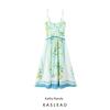 Kaslead New Women Clothes Western Style Lemon Print Cotton Poplin Dress 3454347 050