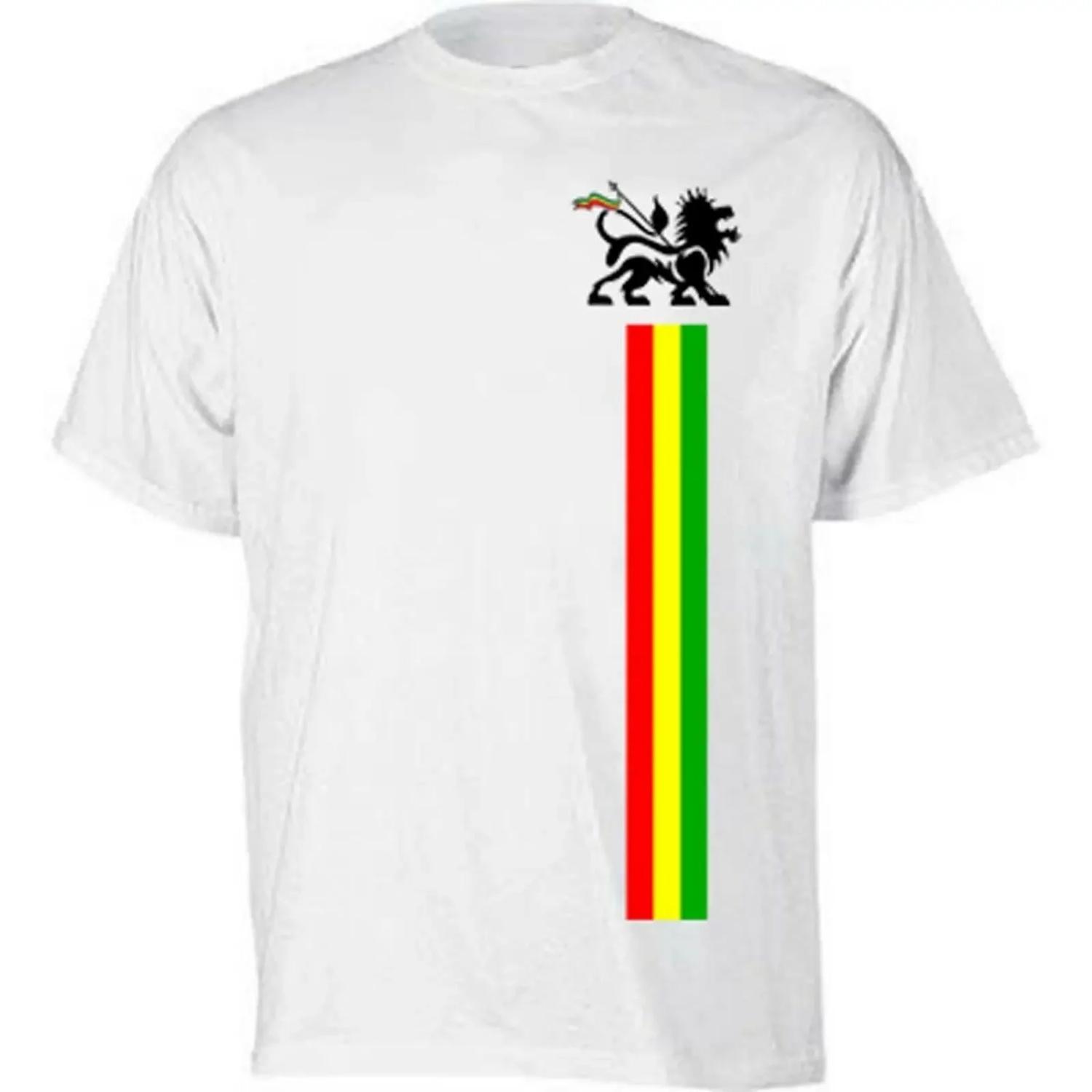 

Jamaica Rastafari Rasta Judah Lion flag Reggae Rap Music T-Shirt 100% Cotton O-Neck Short Sleeve Casual Mens T-shirt Size S-3XL S чёрный