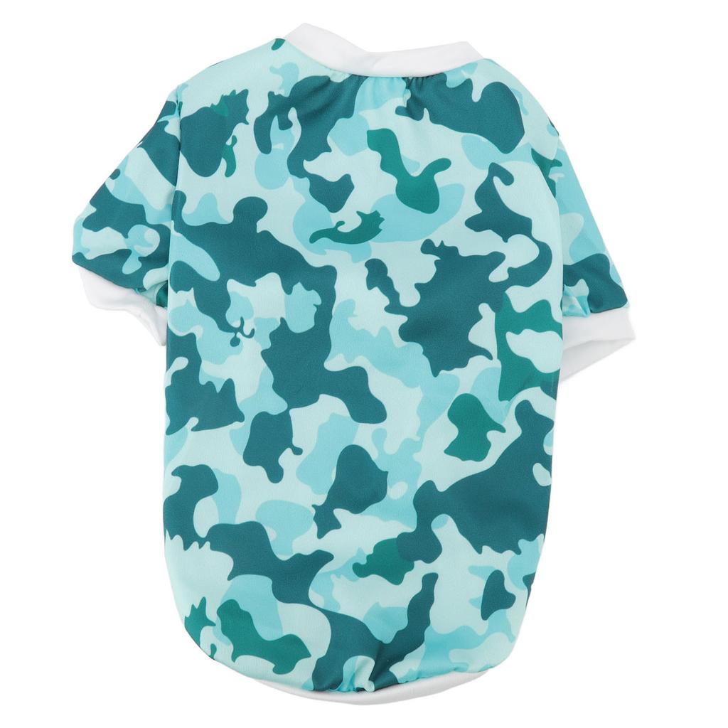 Pet Shirt Sun Protection Soft Breathable Stretchy Stylish Printing Cat Dog Summer Clothes for Daily Party