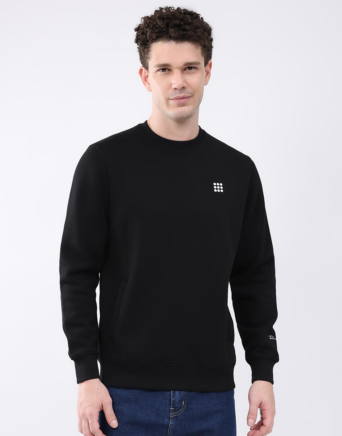 

Rock.It Men Round Neck Full Sleeve Sweatshirt XL чёрный