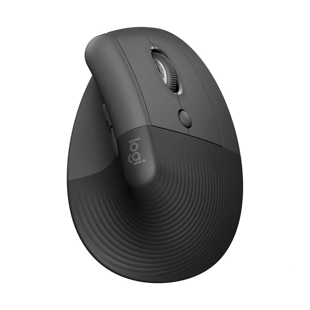 Logitech LIFT M800GR Wireless Vertical Silent Ergonomic Mouse (Logitech Bolt, Bluetooth, Unifying not supported, Smartwheel compatible, Wireless Mouse