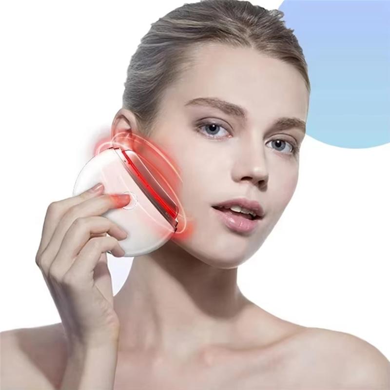 A04V Electric Facial Massager With 3 Levels Of Heating And Anti-Aging, Neck And Face Lifting