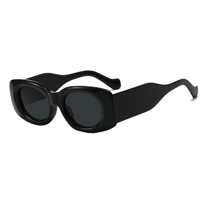 

Leopard Print Sunglasses Women Square Fashion Eyewear With Uv400 For Outdoor Activities BlackFrameGrayLenses