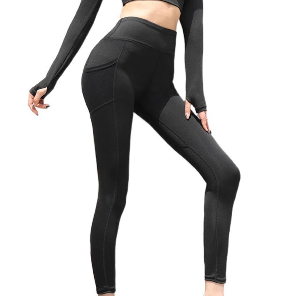 Mesh Pocket Yoga Pants High Waist Sports Pants Leggings Fitness Pants Exercise