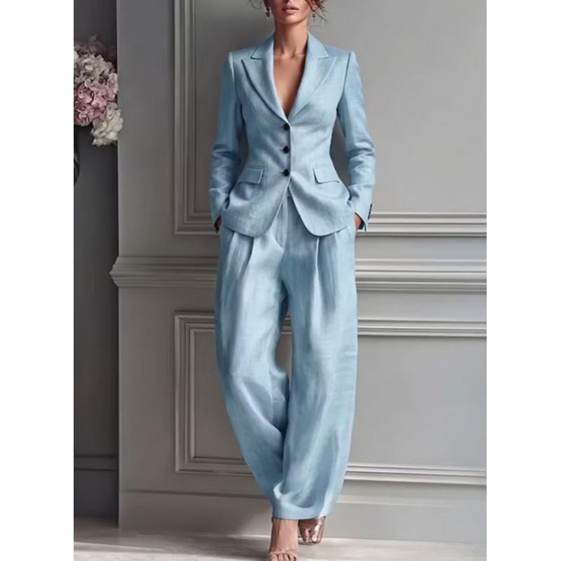 Womens 2-Piece Casual Business Suit Set