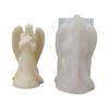 Easy To Use Silicone Candle Mould Featuring Detailed Sleep Angel Designs for Craft Projects