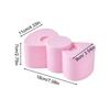 2PCS  Jewelry Box 360 Degree Rotating Bow Compact Cosmetic Portable Hairpin Headstring Desktop Storage Box