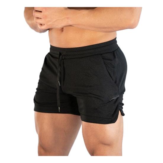Men Summer Outdoor Sports Elastic Drawstring Waistband Quick Dry Short Pants