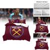 West Ham United Digital Print Bedding Set With Reactive Dyeing For Modern Bedroom Decor