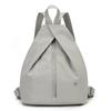 Women Triangle Large Capacity Nylon Backpack with Adjustable Straps for Daily Commute Travel