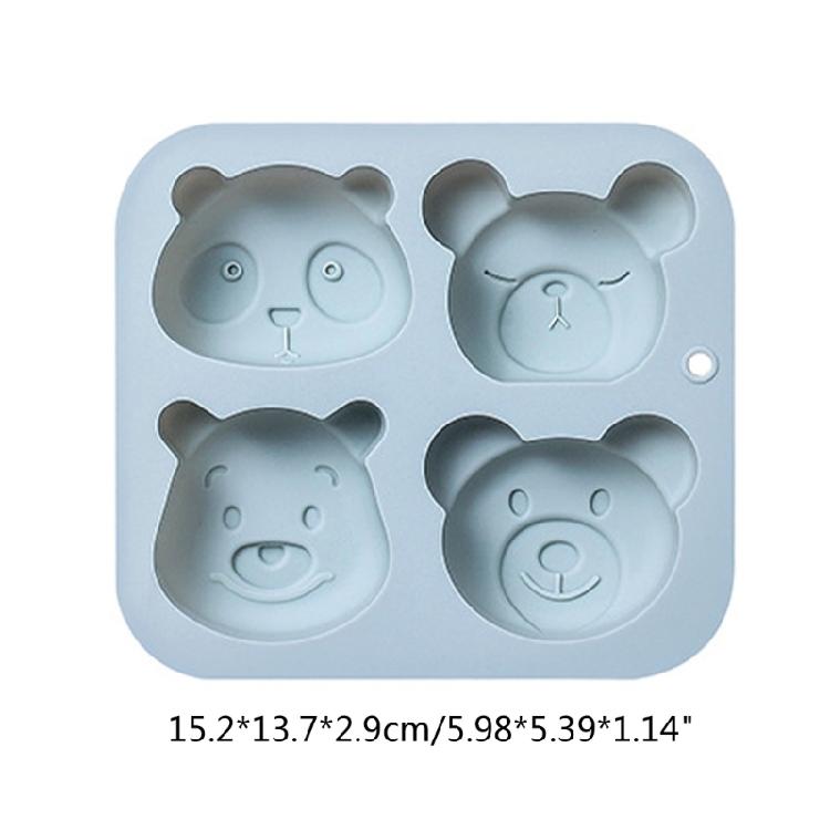 Bear Chocolate Moulds Cake Cupcake Decorating Tool Perfect Gift for Baking Lover