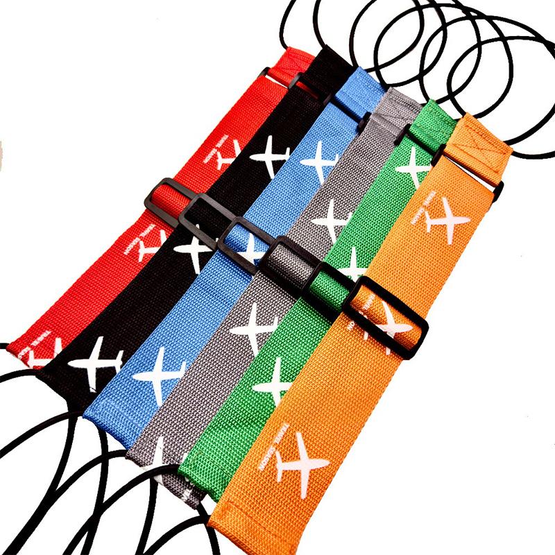 Starker Verschleißfester Fester Aufhängeschlaufe Gepäck Elastisches Seil Befestigungsgurt Bedrucktes Flugzeugmuster Koffer-Befestigungsgurt