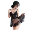 Sexy Sexy Lace Perspective Nightgown Free Open Gear Temptation Flirting Passion Pajamas