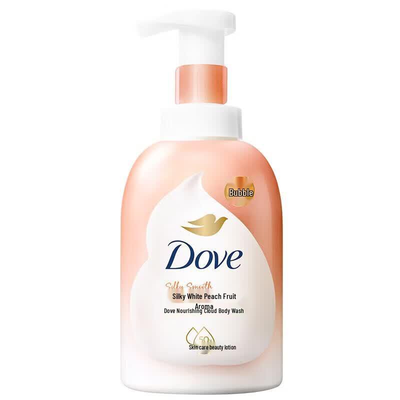 Dove White Peach Scented Bath Foam 400g
