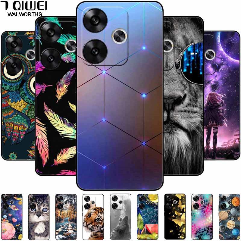 For Xiaomi Poco F6 Cases Soft Silicone Protective Fashion TPU Phone Back Covers For Xiaomi Poco F6 Pro/ Redmi Turbo 3 TPU Cases