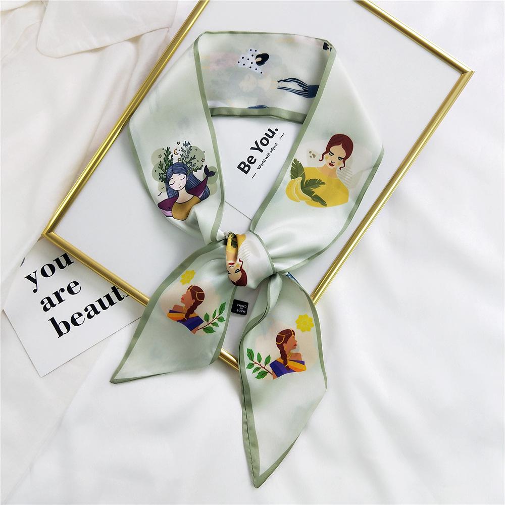 Neue Schals Seidenschals Damen Frühlings- und Herbstsaison Lange dekorative professionelle Schals Sommer Dünne Stile gepaart mit stilvollen Hemden