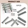 10 Pieces Model Train Rail Joiners Replace Missing Fishplates Track Connecting Replacement