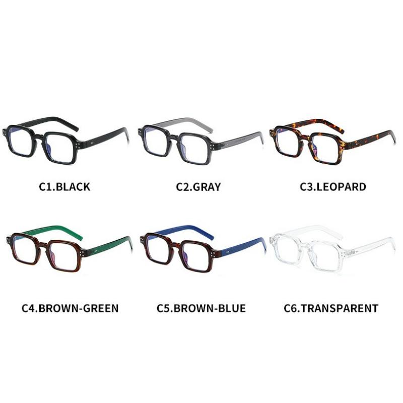 New Square Blue Light Blocking Glasses Men Unisex Women Transparent Anti Blue Light Computer Glasses