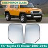 Glass Rear View Mirror with Heating,left and Right Rear View Mirror for Toyota FJ Cruiser 2007 2008 2009 2010 2011 2012-2014