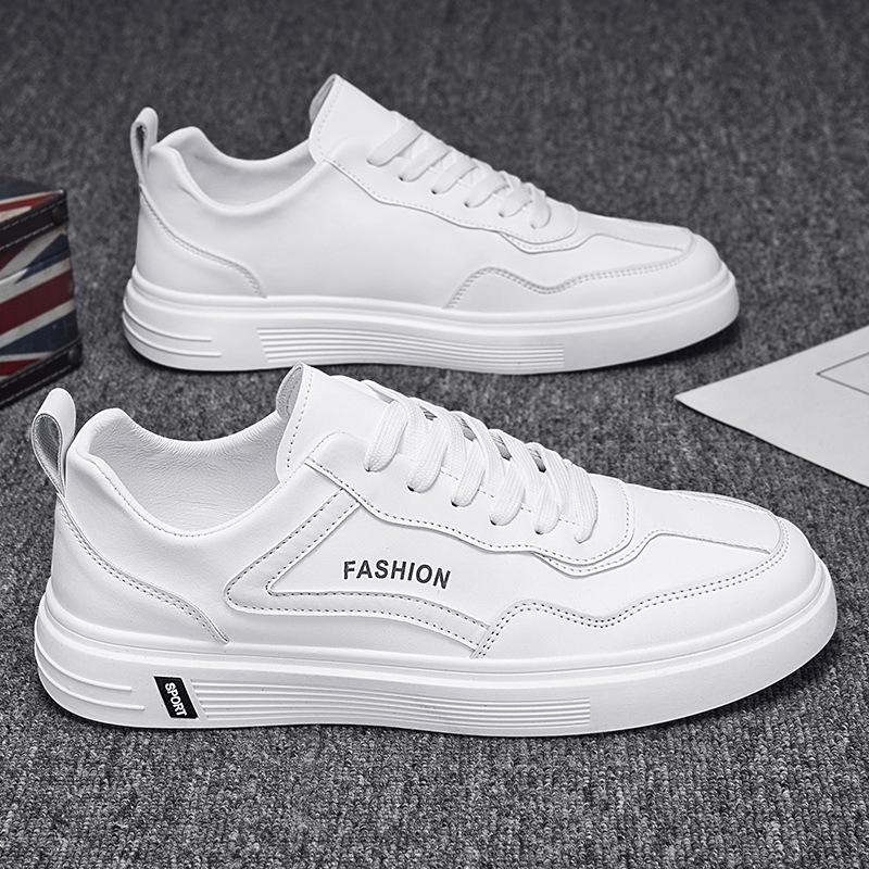 

Spring and Autumn New Casual Board Shoes 2025 Youth Outer Wear Flat-bottomed Student Little White Shoes Fashion Sports Casual Shoes 44 білий