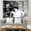 1PC Two Men In Suits Damon Tapestry Accessories Playroom Tapestry, for Bedroom,Livingroom, Dormitory Room Wall Decor Fan Birthday Gifts