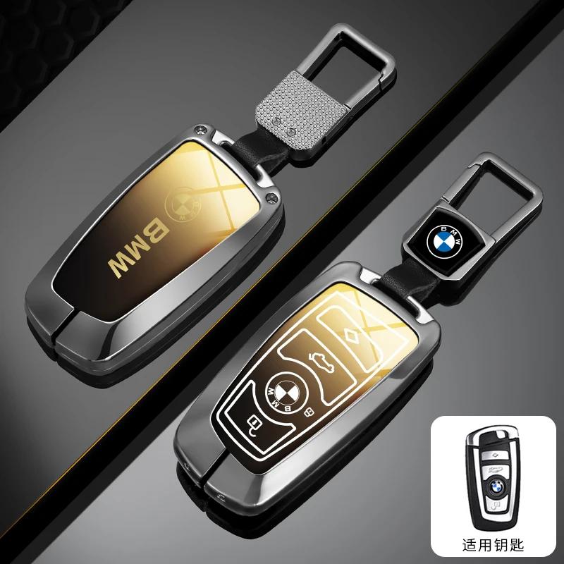 Car Sticker Hot 2025 Car Key Case Cover Shell Key Case Keychain Accessories for BMW 1 3 5 7 Series X1 X3 X4 F20 F30 F18 F25 M3 M