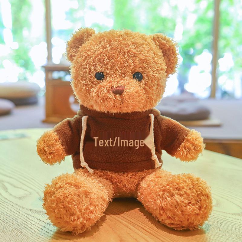 Teddy Bear Sweater Hug Plush Doll for Girls - Valentine's Day or Birthday Gift