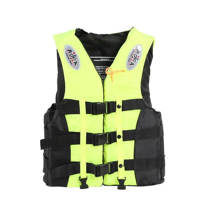 Adult Swimming Life Jacket Lifejacket Outdoor Adjustable Buoyancy Survival Suit Polyester Children Life Vest with Whistle