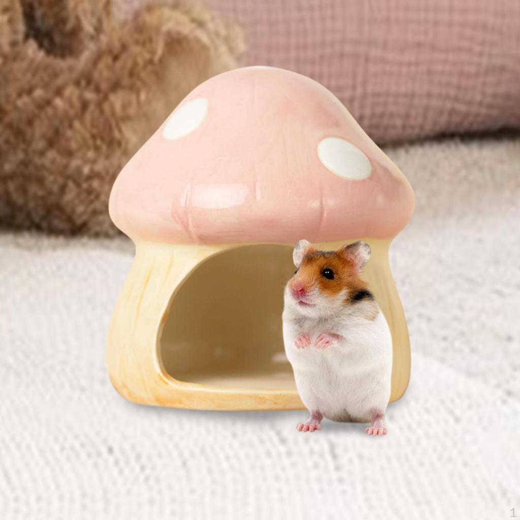 -MOLZ -HAMSTER -DISTION, Hamster -hide, Chinchilla Hut Cartoon Cave Guinea Pig -house Hiding Place