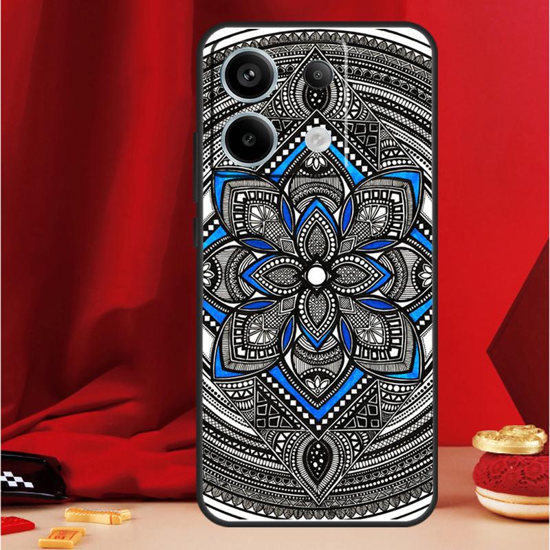 Mandala Pattern Case For Xiaomi Redmi Note 14 12 11 10 13 15 Pro Plus Redmi 15 13 10C 12C 13C 14C 15C Funda