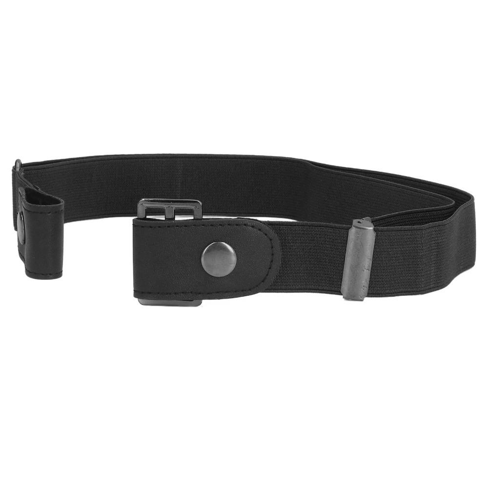 

2PCS Adjustable Invisible Elastic Belt Elastic Invisible Elastic Waist Belt Women and Men чёрный