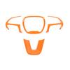 Decoration Steering Abs Cover Wheel Ornament Sticker Fit For Dodge Challengerdodge Charger Dodge Durango 2015 Up Car Interior Accessories