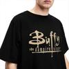 Creative Buffy The Vampires Slayer T-Shirt for Men O Neck Pure Cotton T Shirt TV Series Short Sleeve Tees 4XL 5XL Tops