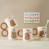 Children's Cartoon Toothbrushing and Rinsing Cups Couple's Toiletry-washing Toothbrush Cups Household Plastic Tooth Cups
