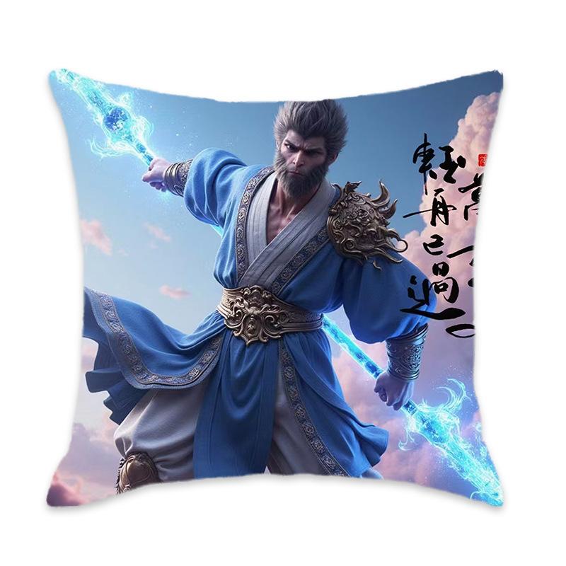 Kissen der New Black Myth Wukong Serie Bequem und weich Auto Zuhause Schlafzimmer Nachttischkissen Kissen