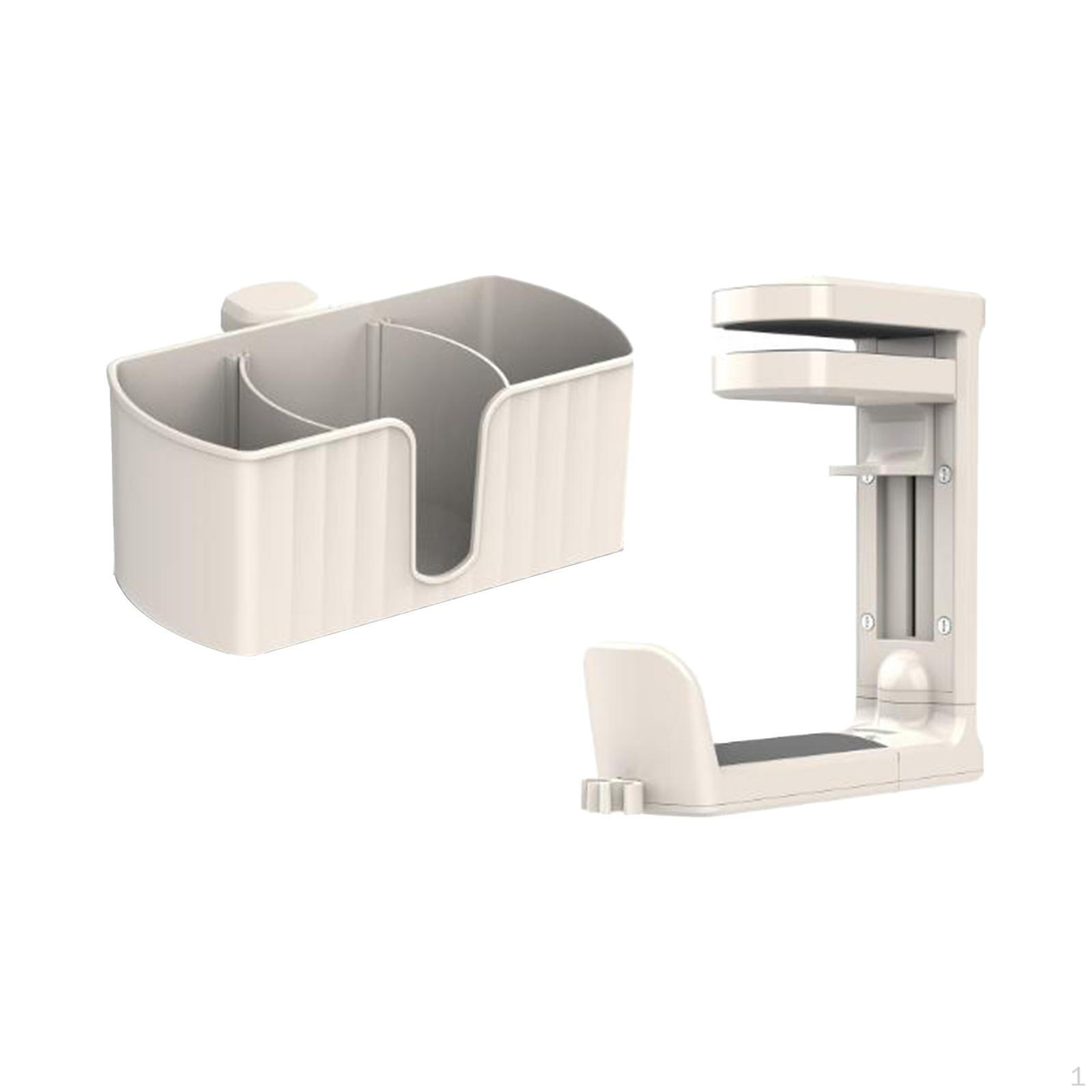 

Desk Cup Holder Pen Detachable Clamp on Organizer for Table under Headphone Hanger