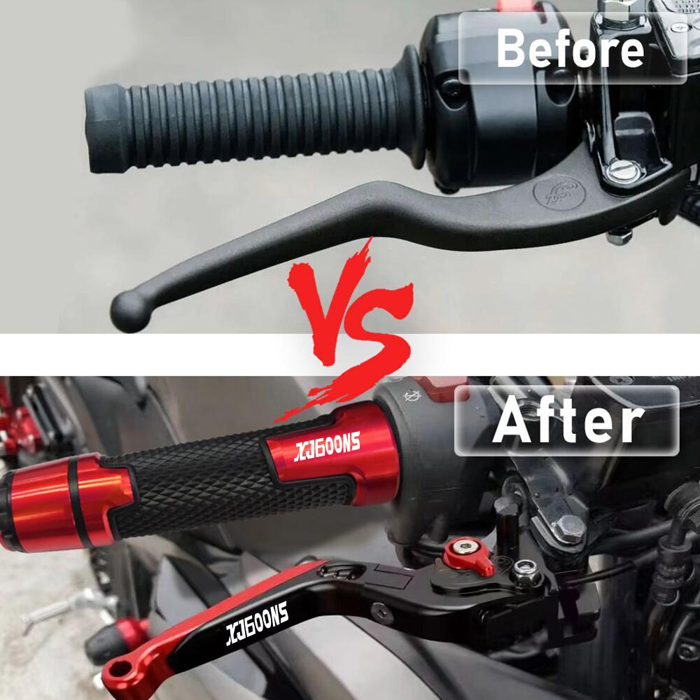 Motorcycle Adjustable Brake Clutch Levers Handlebar Grips Motorbike FOR YAMAHA XJ600NS XJ 600 XJ600 N S 1995-2003 2002 2001