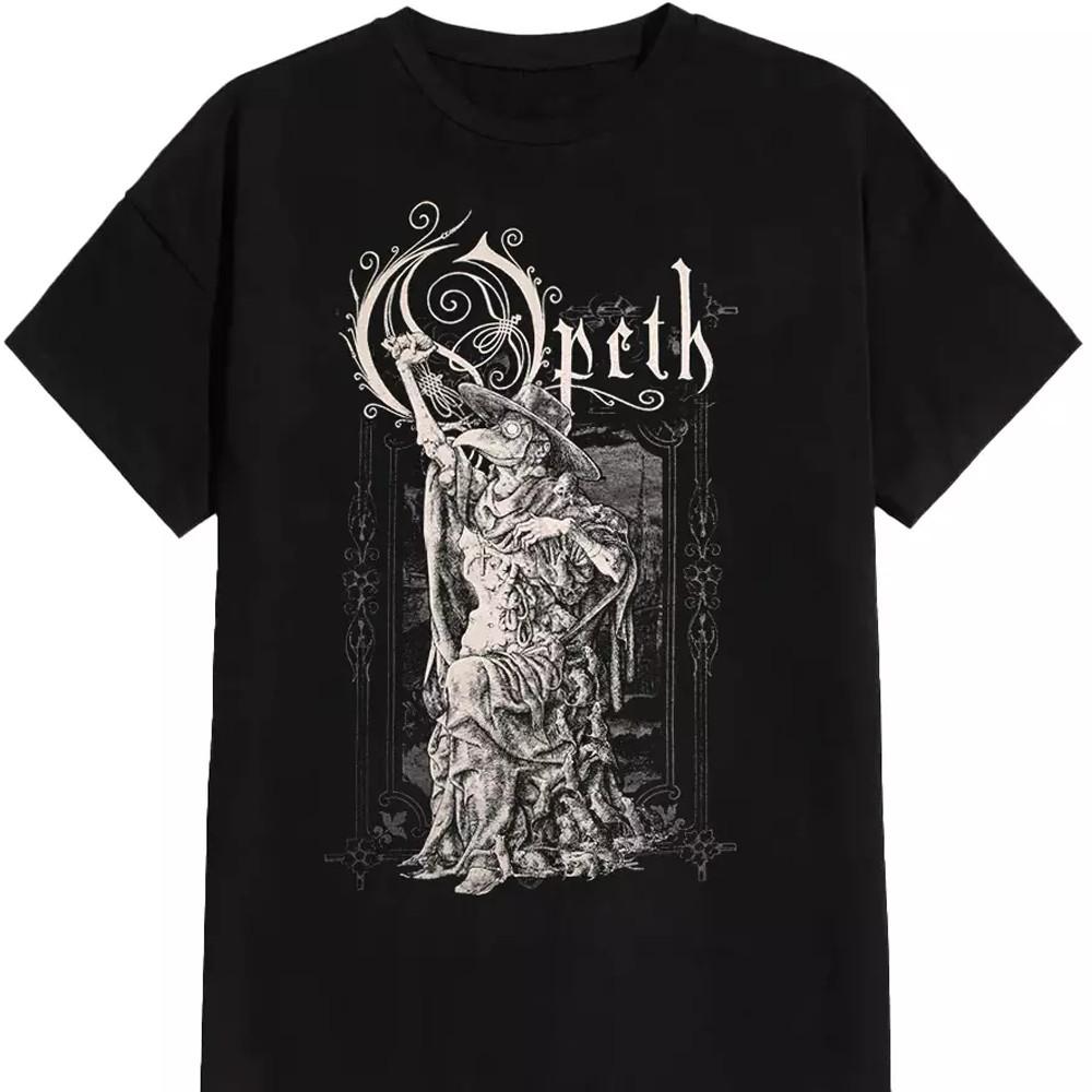 Vtg Opeth Band Gift For Fans Cotton Black All Size Unisex Shirt DO450 Unisex T-Shirt L