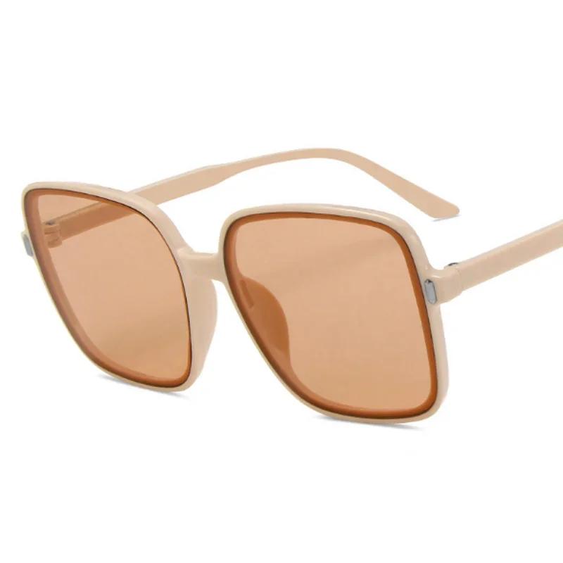 Designer Square Sunglasses Woman Retro Vintage Gradient Sun Glasses Female Clear Lens Hombre