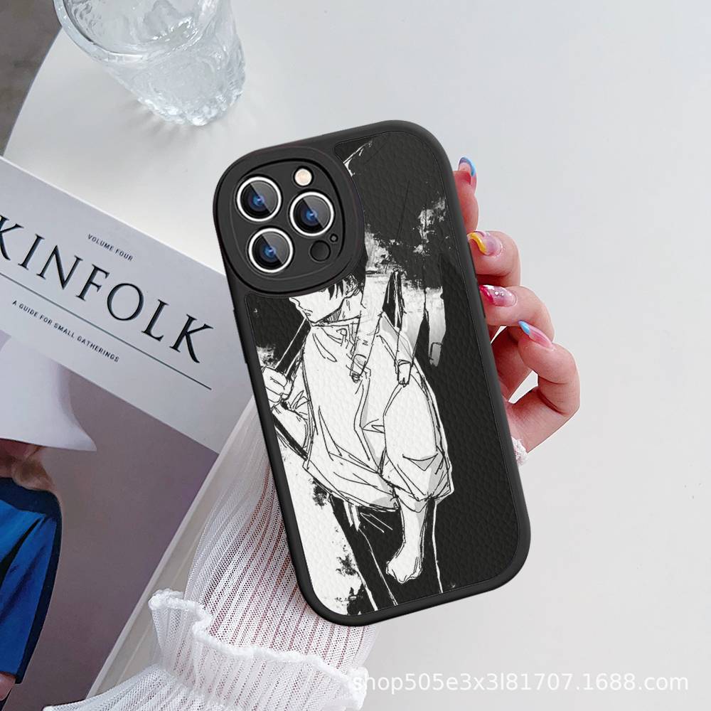 

Anime O-Okkotsu Y-Yuta For Phone Case For IPhone 16 15 14 13 12 11 Pro Max Plus Leather Cover iPhone 16