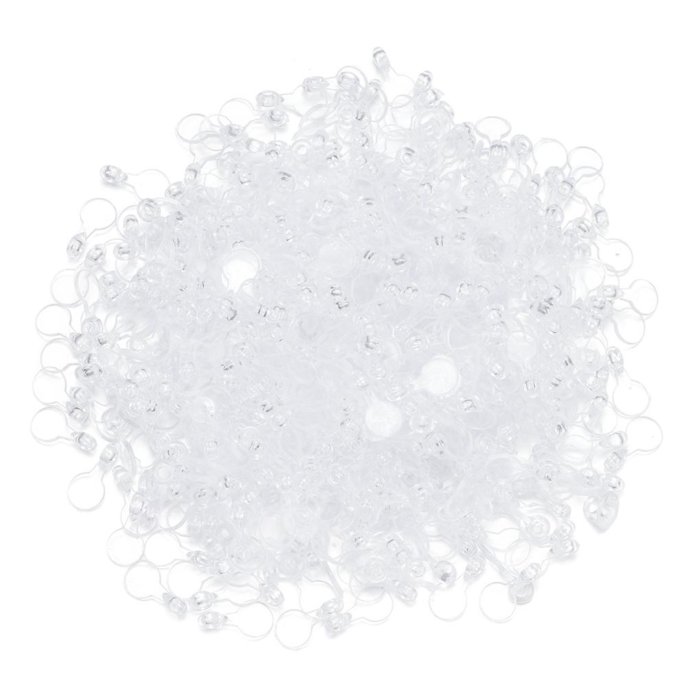 

500 Pcs Small Glue On Pendant Bails Transparent Flat Pad Pendants Bails for Jewelry Pendant Making