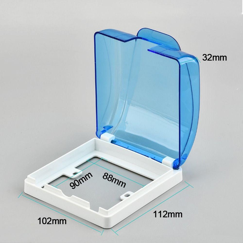 Plastic Schakelaar Beschermkap Wandmontage Bescherming Socket Spatwaterdichte Doos Badkamer