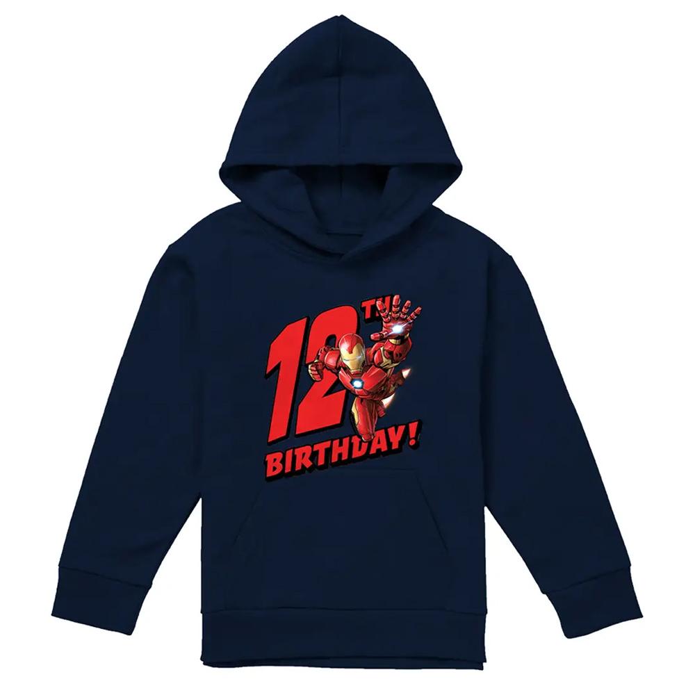 Spider-Man Childrens/Kids Pull Over 12th Birthday Hoodie