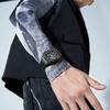 Mark Fairwhale Herren S Automatische Mechanische Skelettuhr Transparentes Design Acrylgehäuse 43mm Gummiarmband Wasserdicht Leuchtend